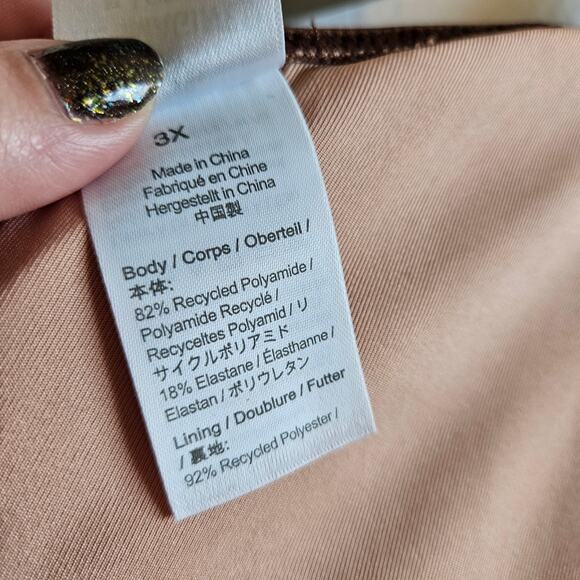 J Crew O-Ring String Bikini Top Brown Plus 3x Beach Pool Vacation Swim - Picture 7 of 8
